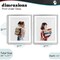 Stupell Industries Girls & Library Book Stacks 2pc Framed Print Under Glass Set, design by Svetlana Aleynikova